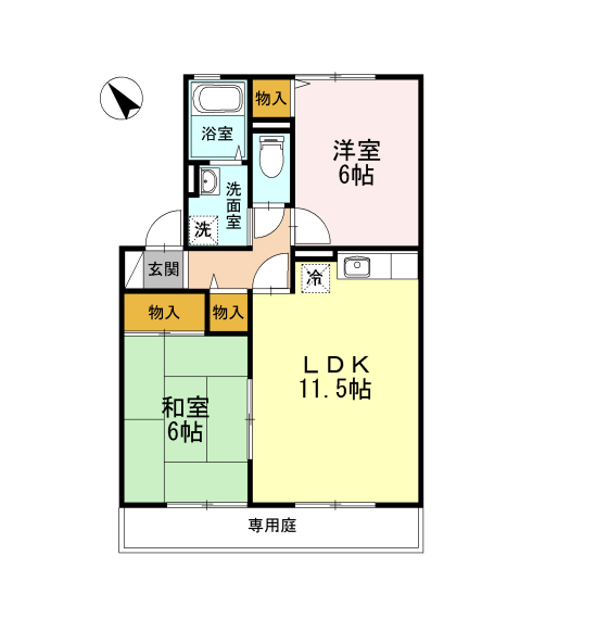 mdファミール山岡専用庭