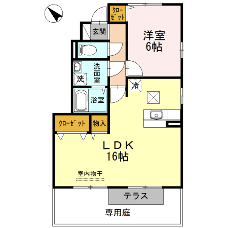mdコウジィーコートK1F専用庭