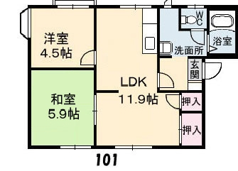 mdグレイスまつだ2LDK